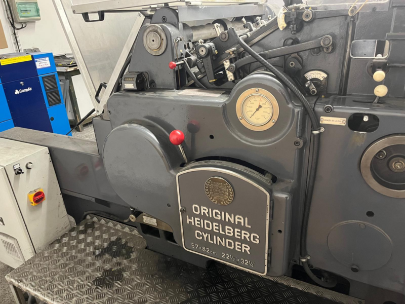SBB 57x82 HEIDELBERG CYLINDER – Cutting press