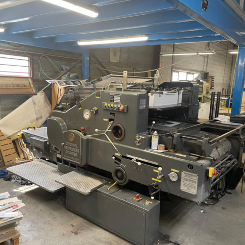SBD 64x90 HEIDELBERG CYLINDER – Die Cutting Press