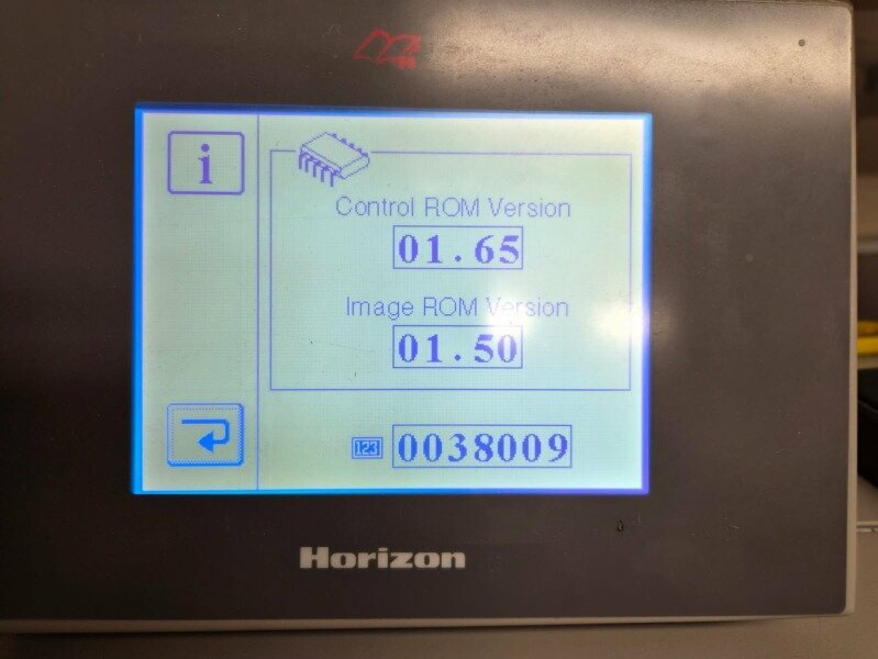HORIZON BQ-270 – Encolleuse automatique dos carré collé de 2007
